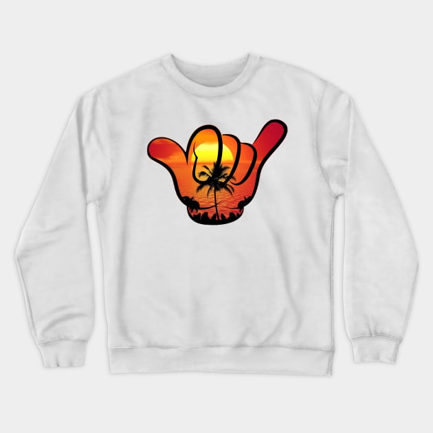 hand beach weather Crewneck Sweatshirt by Angel arts